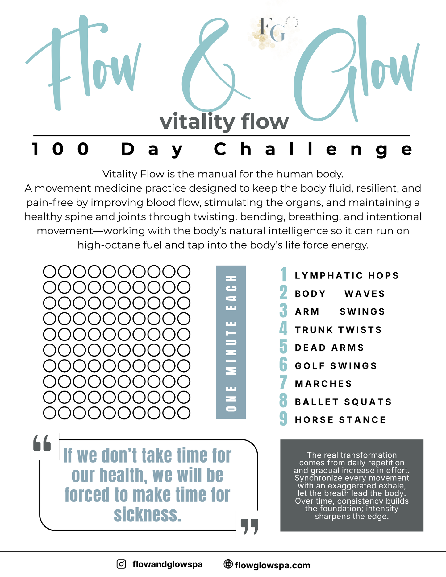 Free Download: Vitality Flow Worksheet – 10-Minute Daily Longevity Routine